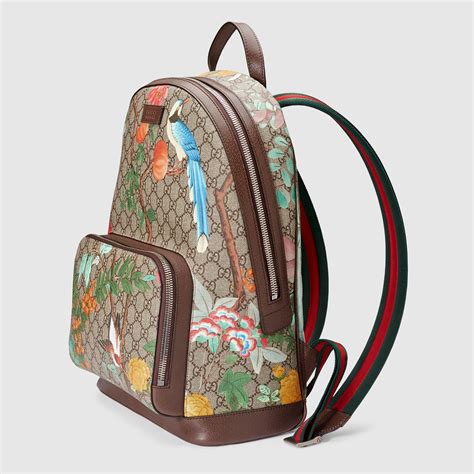 gucci tian gg backpack|GUCCI GG Supreme Monogram Tian Web Small Day Backpack .